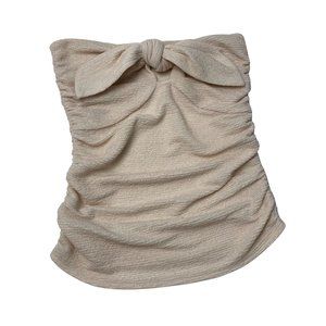 Express Glitter Shimmer Tube Top Strapless